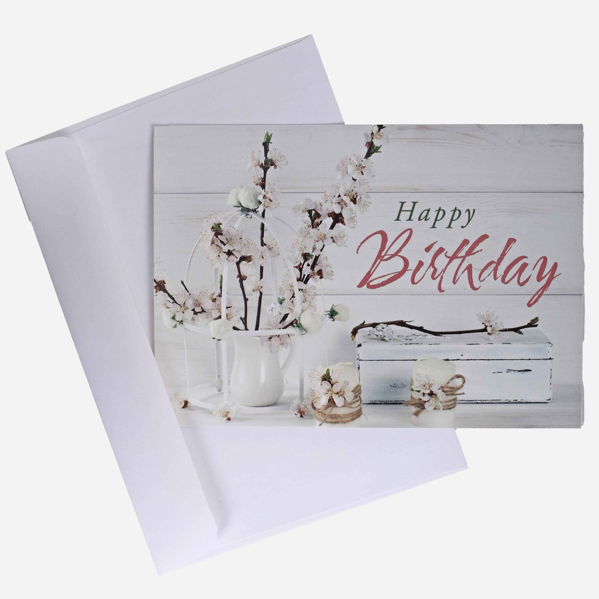 BOXED CARDS BIRTHDAY FARMHOUSE BLESSINGS 12CT