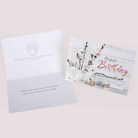 BOXED CARDS BIRTHDAY FARMHOUSE BLESSINGS 12CT