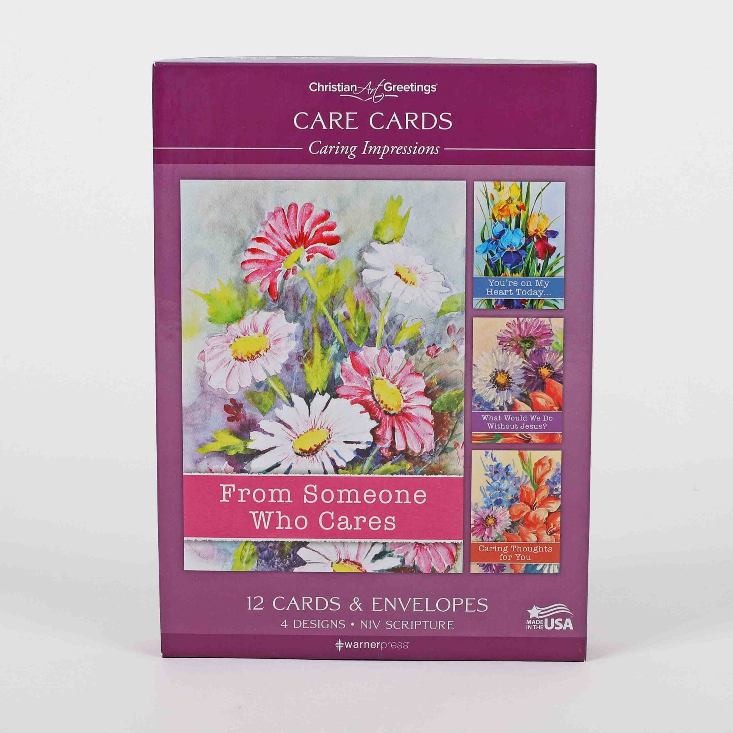 BOXED CARDS CARE CARING IMPRESSIONS 12CT