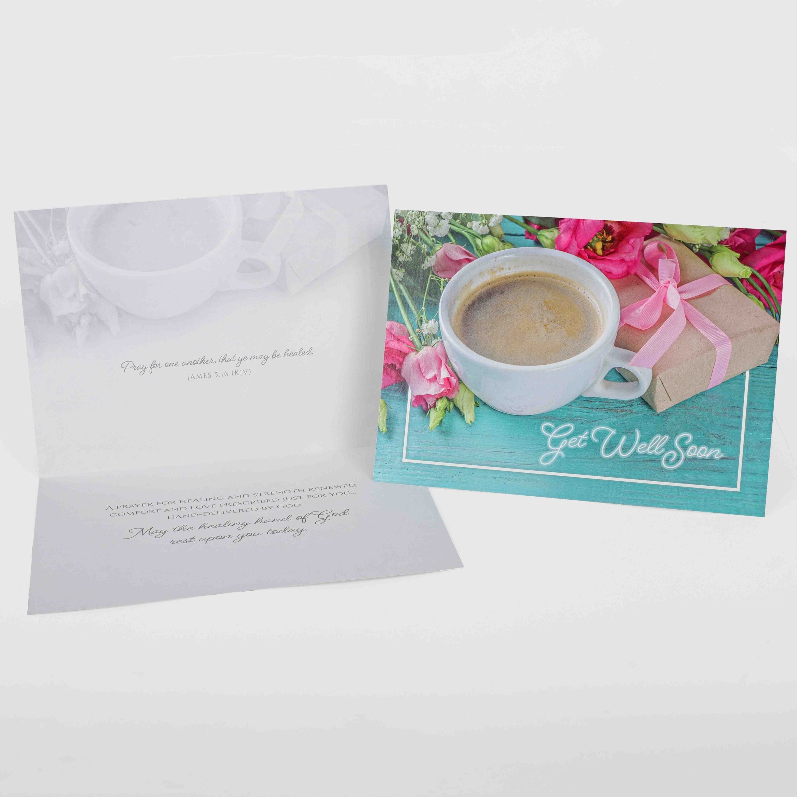 BOXED CARDS GET WELL HEARTFELT PRAYERS 12CT