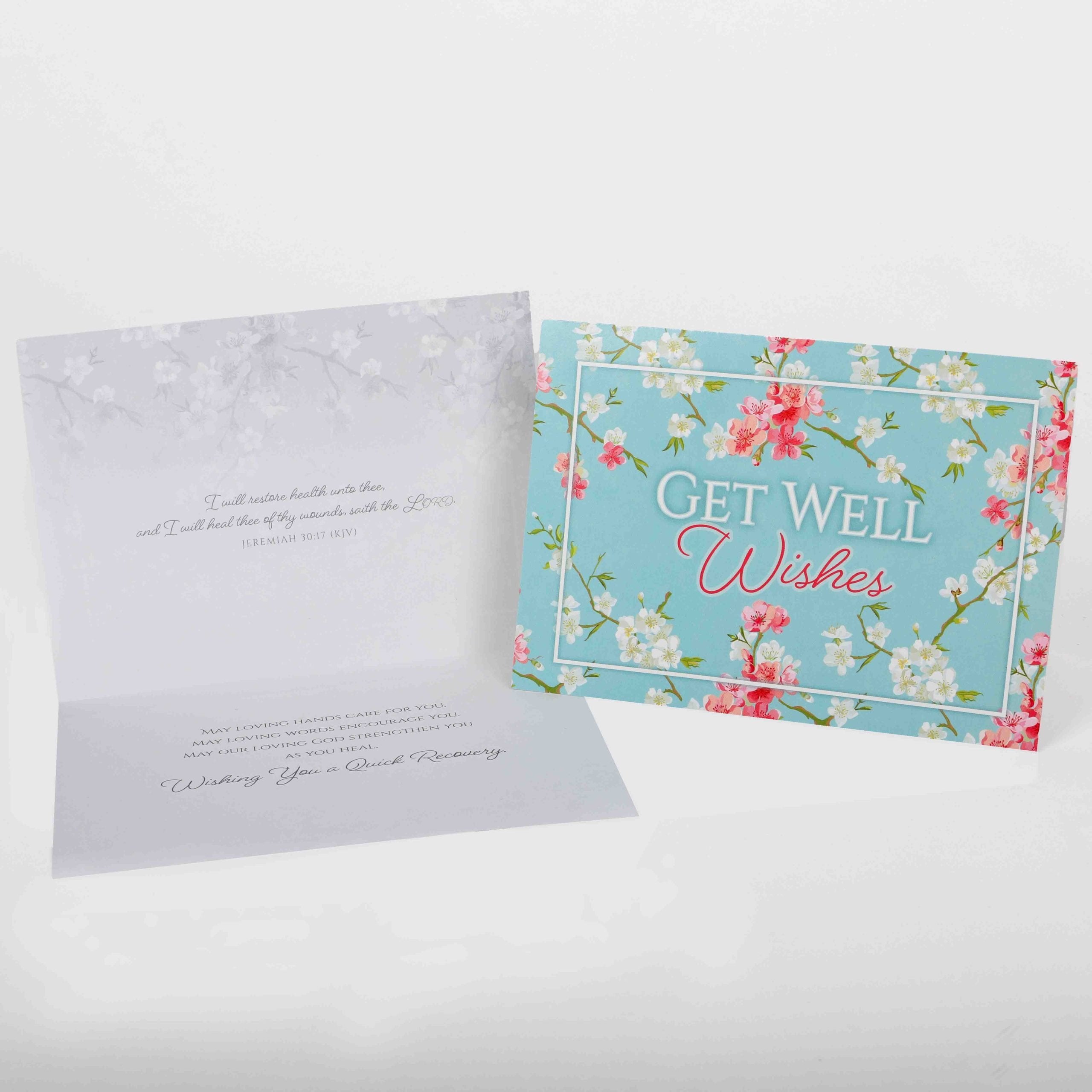 BOXED CARDS GET WELL HEARTFELT PRAYERS 12CT