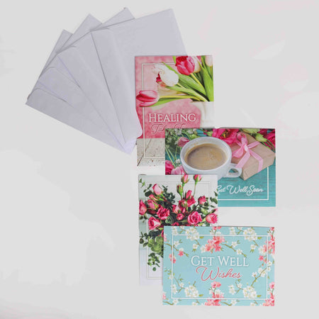 BOXED CARDS GET WELL HEARTFELT PRAYERS 12CT