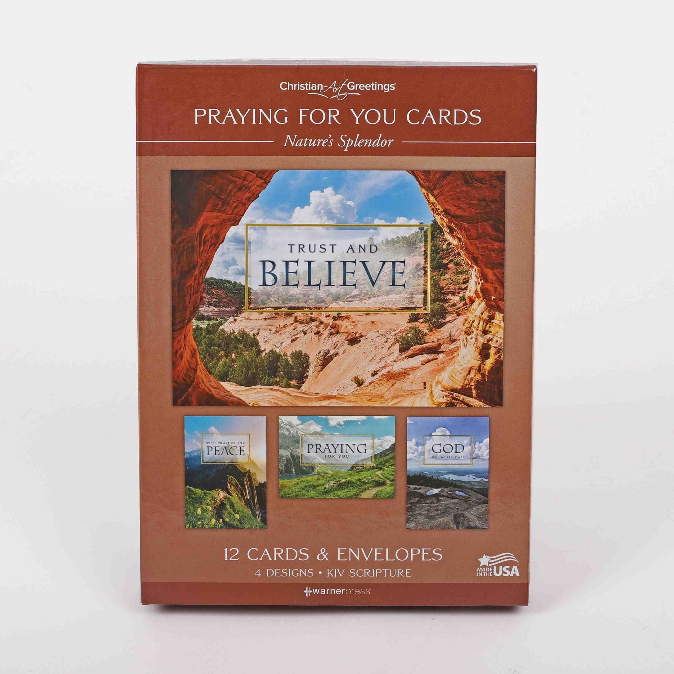 BOXED CARDS PRAYING FOR YOU NATURE'S SPLENDOR 12CT