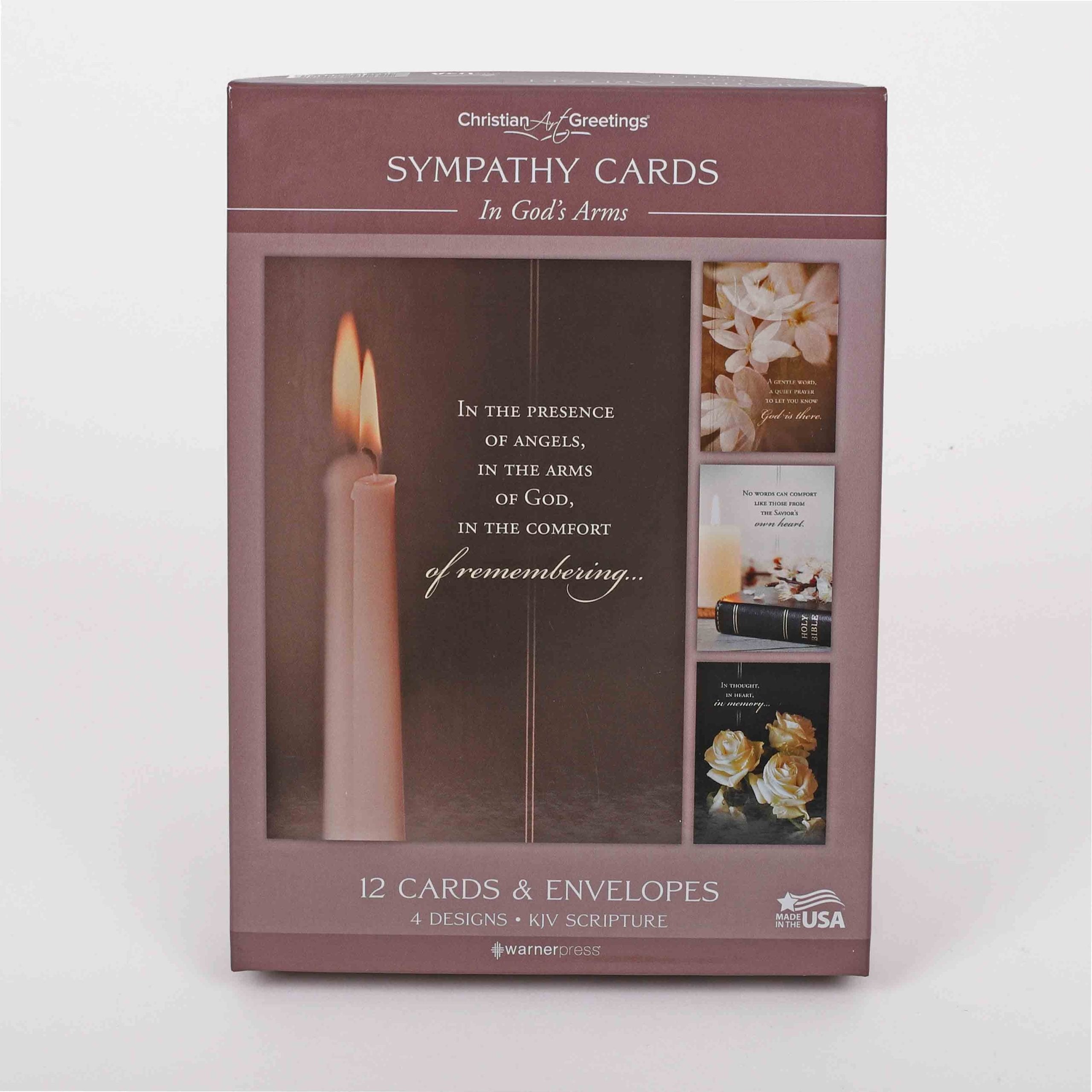 BOXED CARDS SYMPATHY IN GOD'S ARMS 12CT