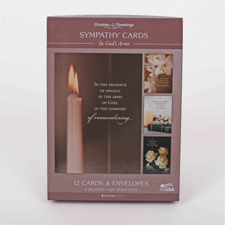BOXED CARDS SYMPATHY IN GOD'S ARMS 12CT