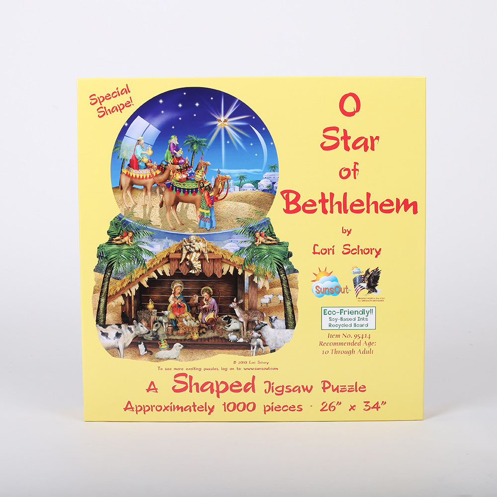 PUZZLE O STAR OF BETHLEHEM SHAPE 1000PC