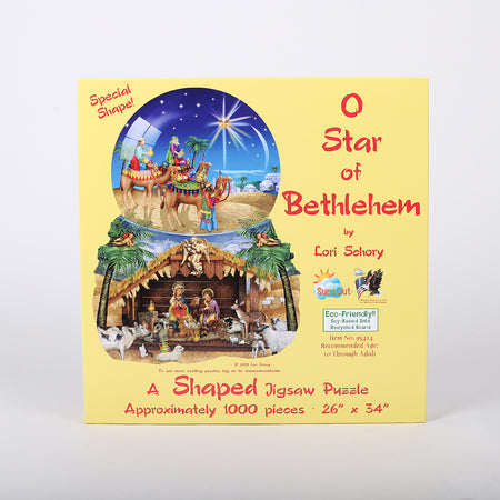 PUZZLE O STAR OF BETHLEHEM SHAPE 1000PC