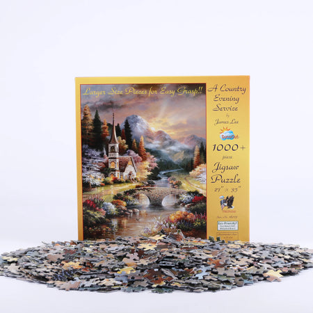 PUZZLE A COUNTRY EVENING SERVICE 1000PC