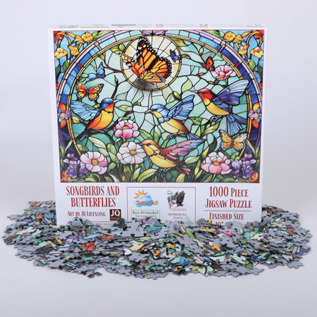 PUZZLE SONGBIRDS AND BUTTERFLIES 1000PC
