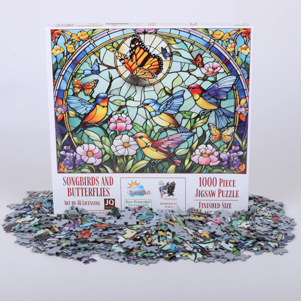 PUZZLE SONGBIRDS AND BUTTERFLIES 1000PC