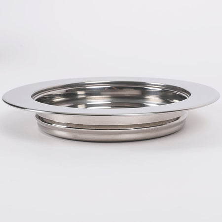Communion Bread Plate - Silver by Swanson Christian Products, product view 6