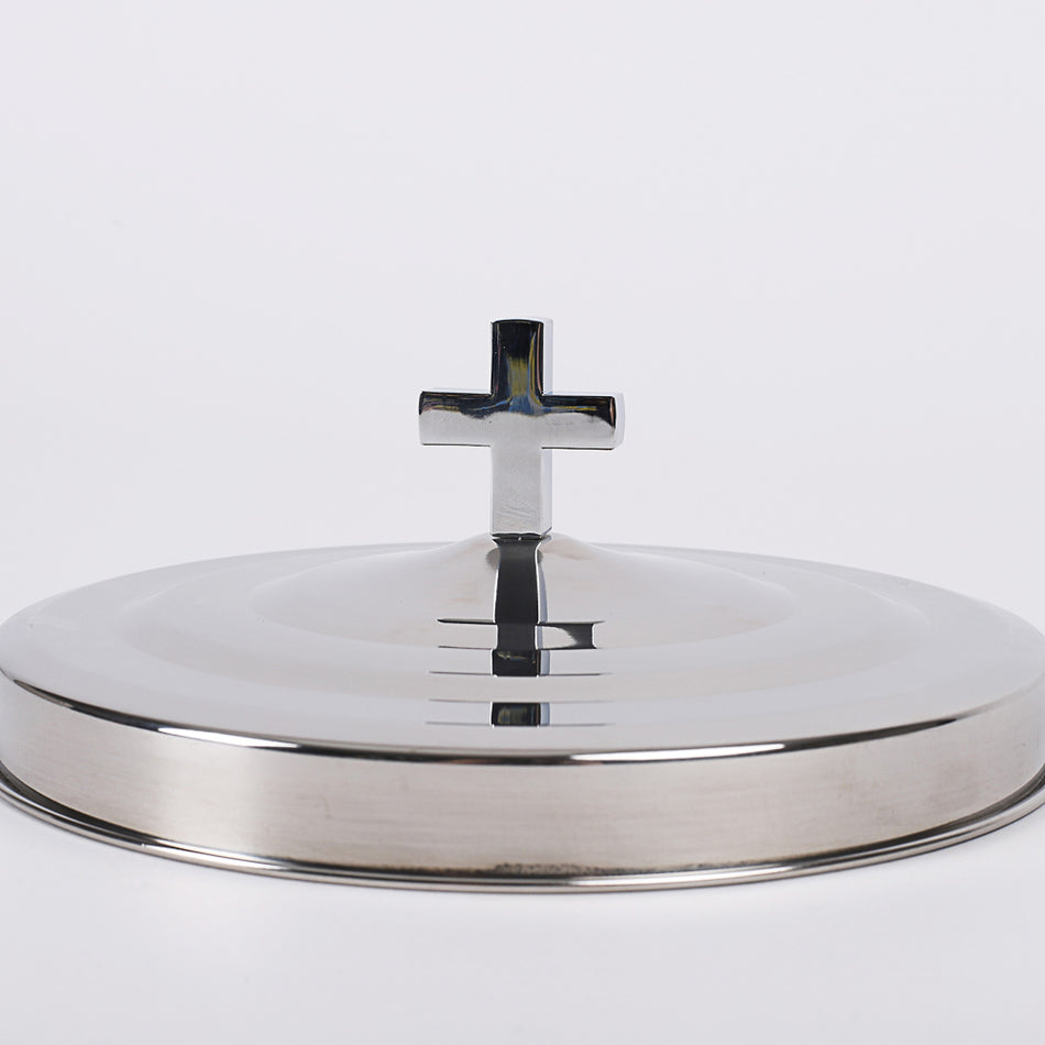 Communion Bread Plate Cover – Silver