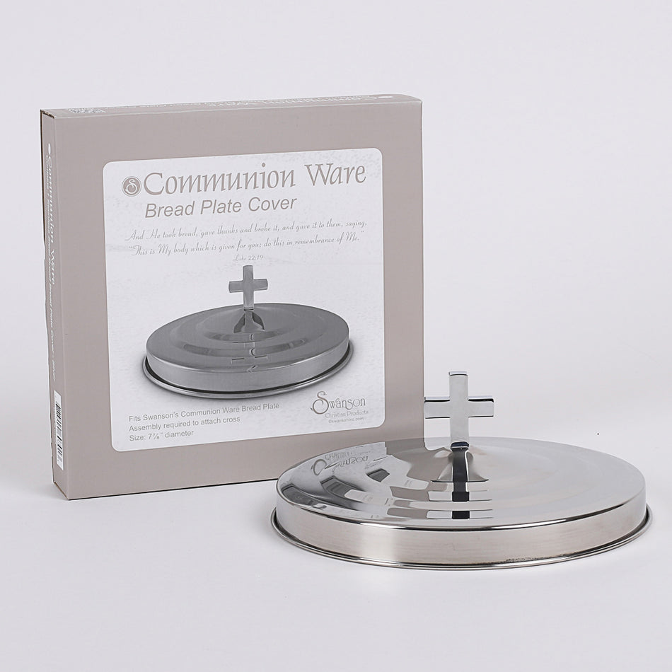 COMMUNION BREAD PLATE COVER SILVER