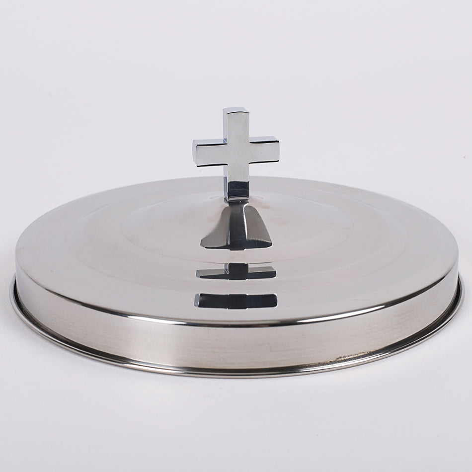 Communion Bread Plate Cover – Silver