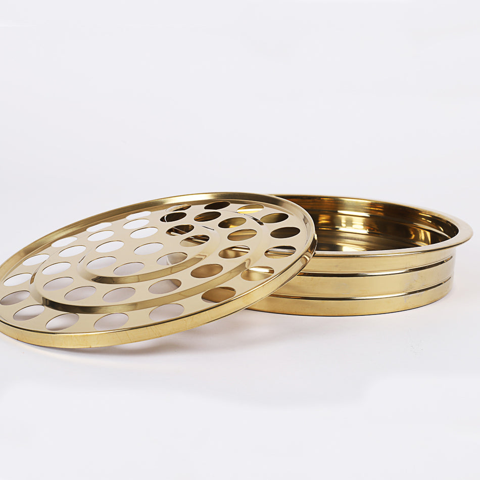 Communion Ware Cup Tray – Gold