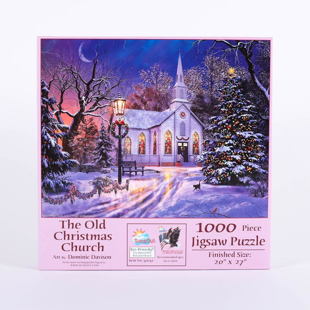 PUZZLE THE OLD CHRISTMAS CHURCH 1000PC