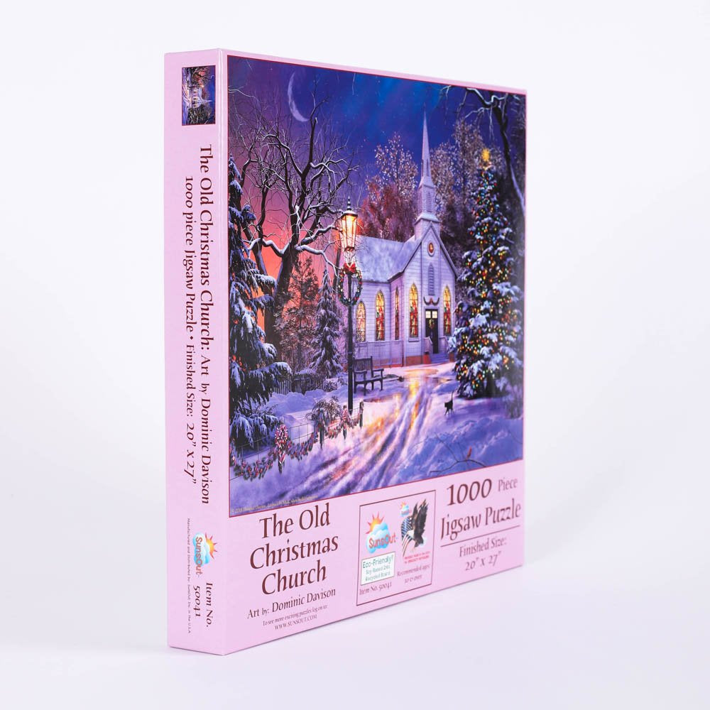PUZZLE THE OLD CHRISTMAS CHURCH 1000PC