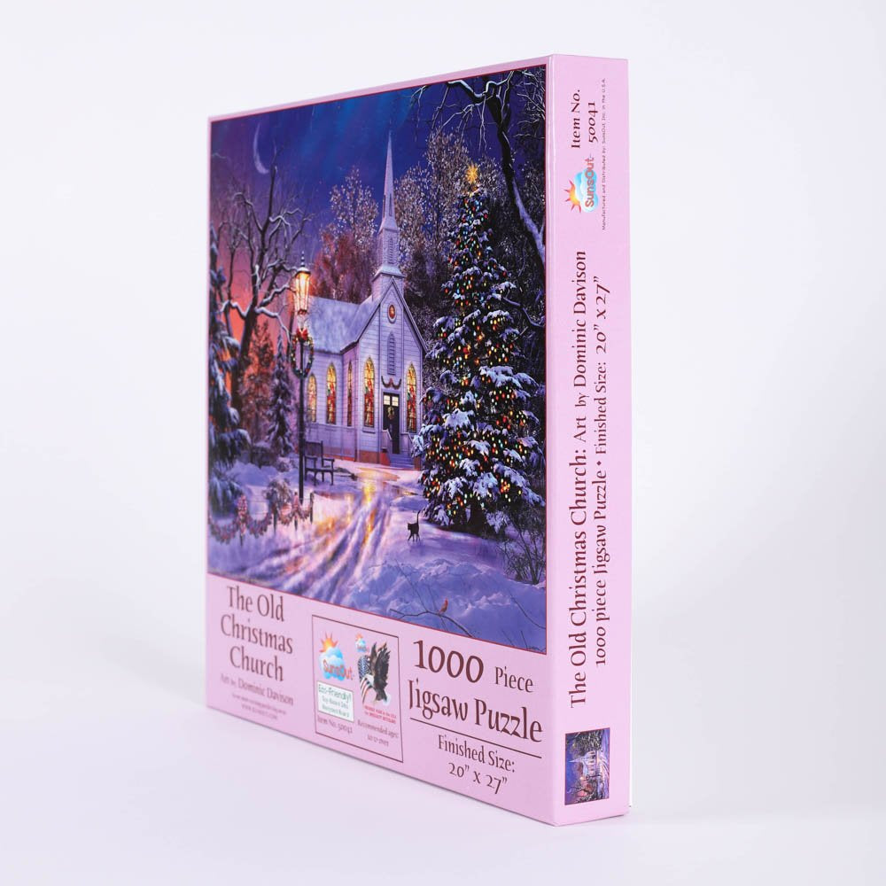 PUZZLE THE OLD CHRISTMAS CHURCH 1000PC