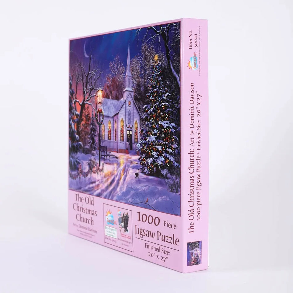 Puzzle ‘The Old Christmas Church’ – 1000 Pieces