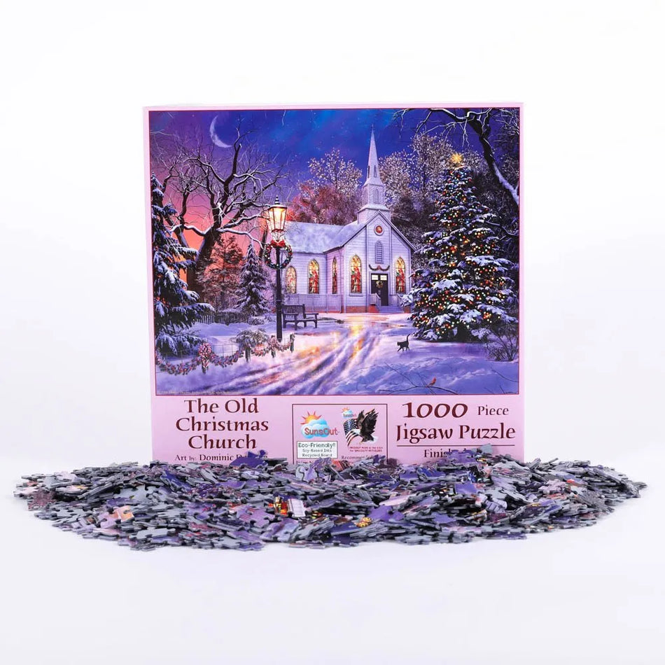 Puzzle ‘The Old Christmas Church’ – 1000 Pieces
