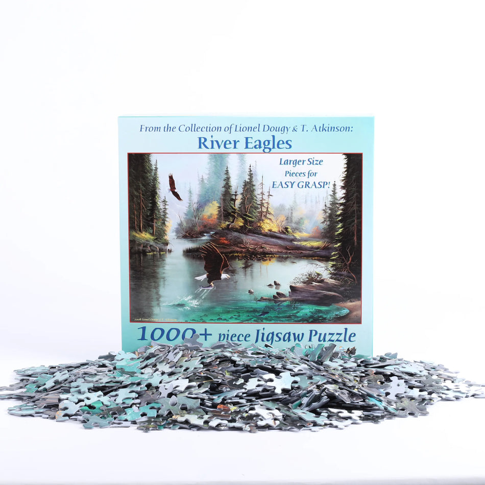 PUZZLE RIVER EAGLES 1000+ PC
