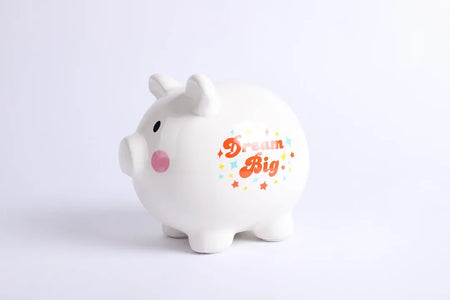 CERAMIC PIGGY BANK DREAM BIG
