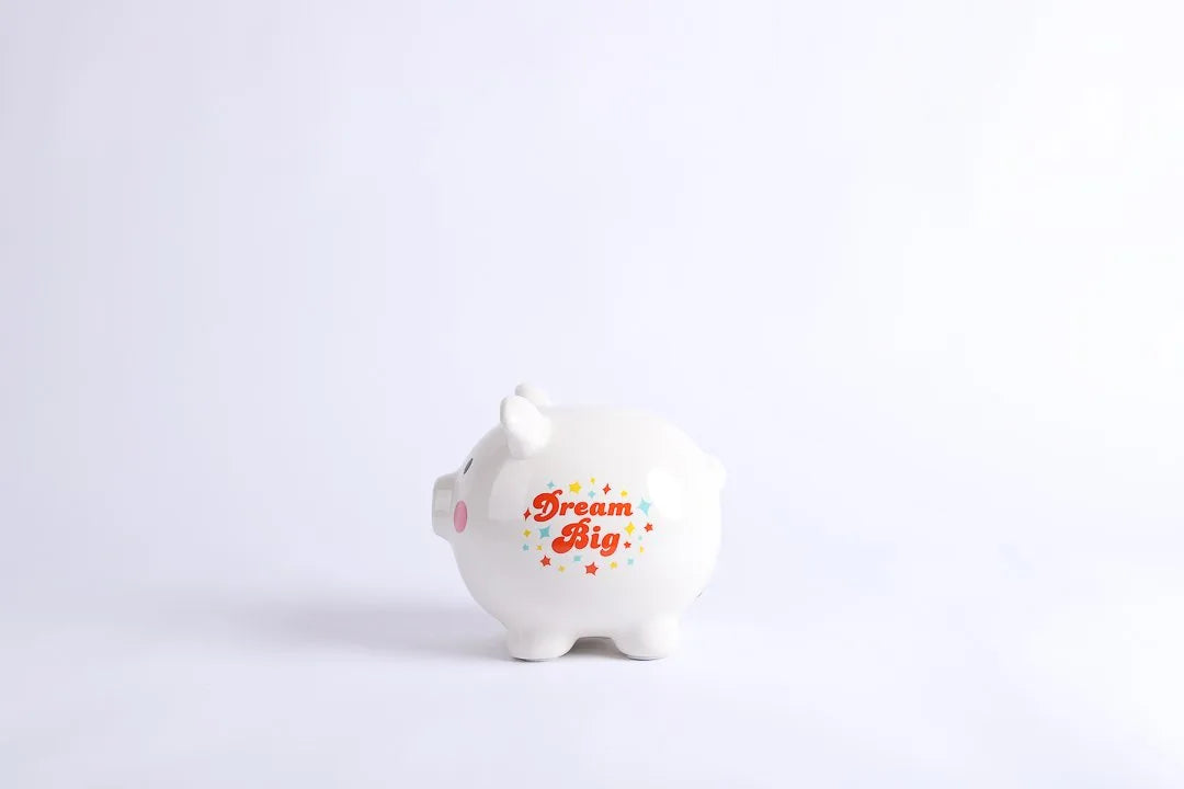 CERAMIC PIGGY BANK DREAM BIG