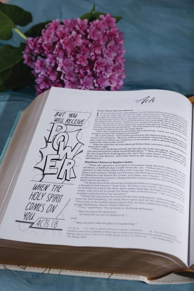NIV, Beautiful Word Coloring Bible, Large Print: Hundreds of Verses to Color – Leathersoft™ Large Print, product view 17