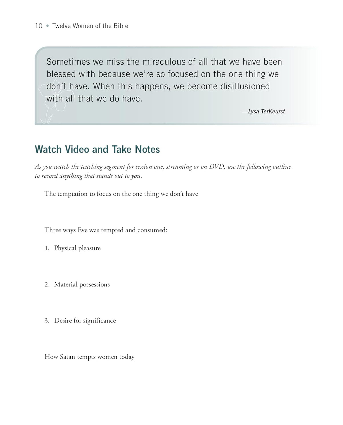 Twelve Women of the Bible Study Guide plus Streaming Video, Updated Edition: Life-Changing Stories for Women, product view 2
