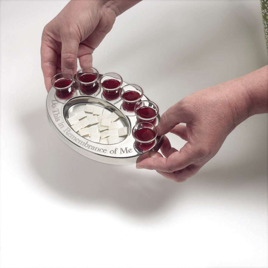 Legacy Portable Communion Set with Anointing Oil Bottle by Broadman and Holman, product view 4