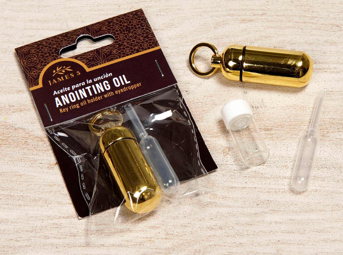 Anointing Oil Holder – Brass Finish by Broadman and Holman