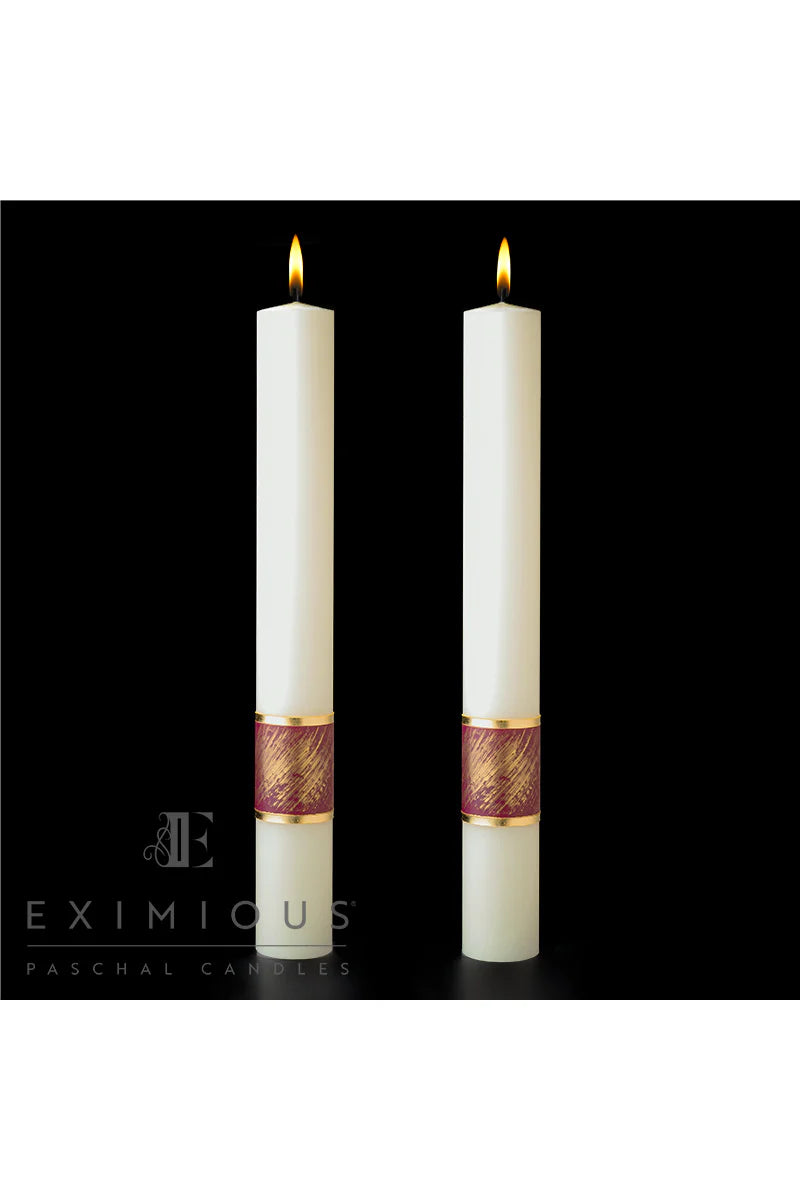 Complementing Side Altar Candles - Christ Our Light