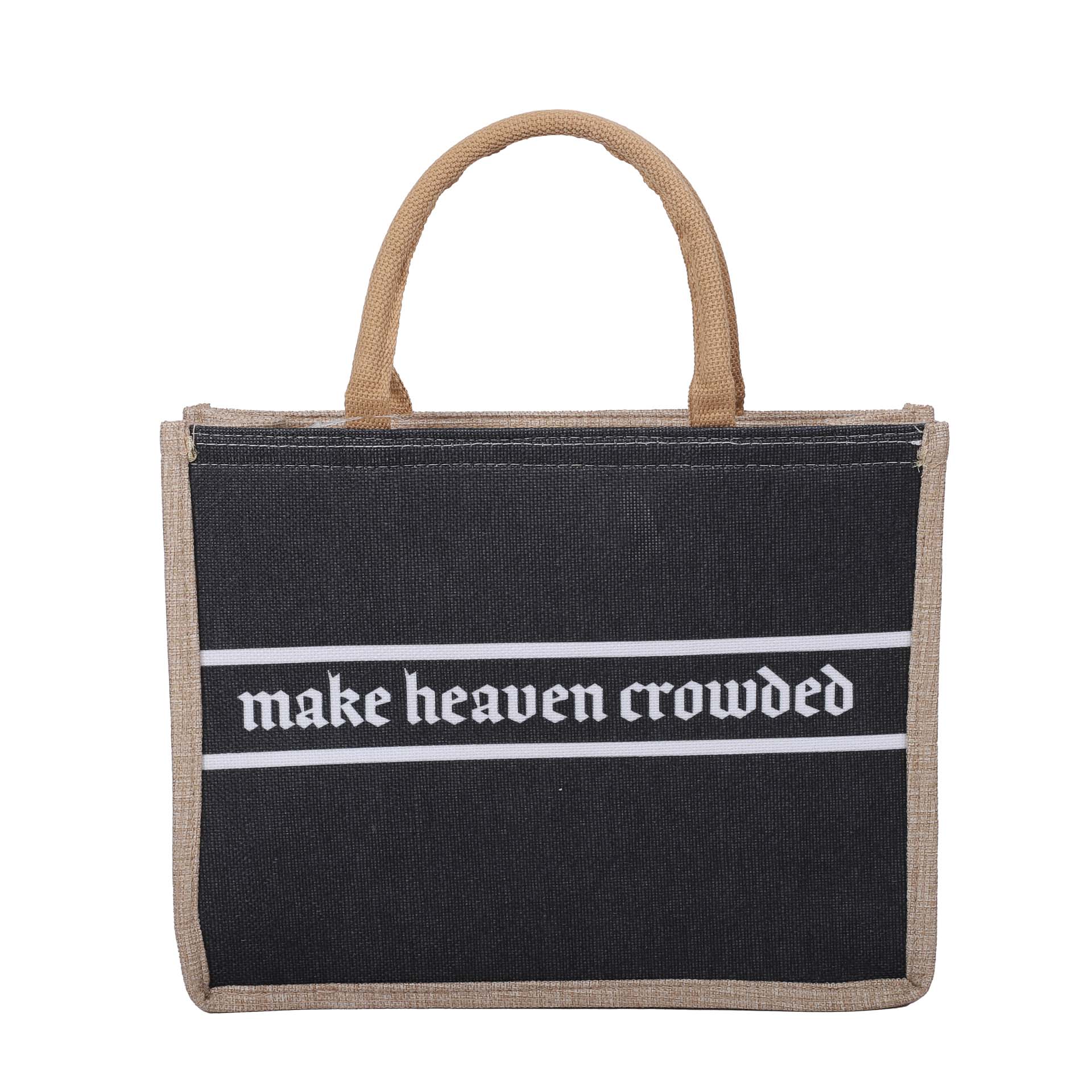 TOTE CANVAS MAKE HEAVEN CROWDED