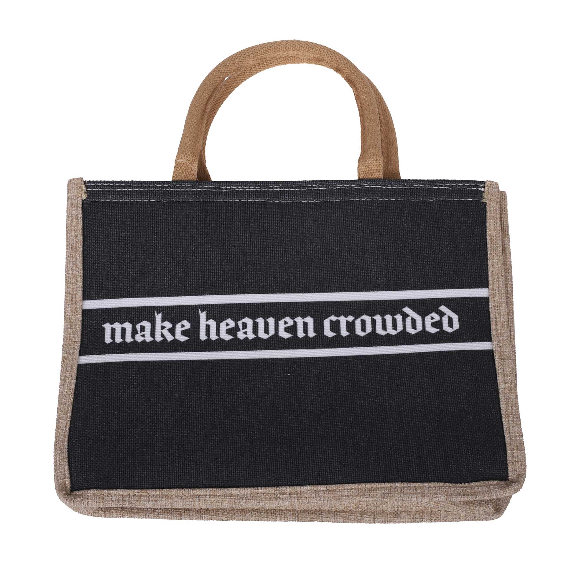 TOTE CANVAS MAKE HEAVEN CROWDED