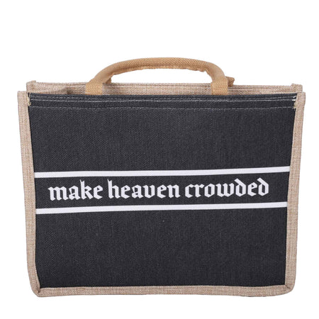 TOTE CANVAS MAKE HEAVEN CROWDED