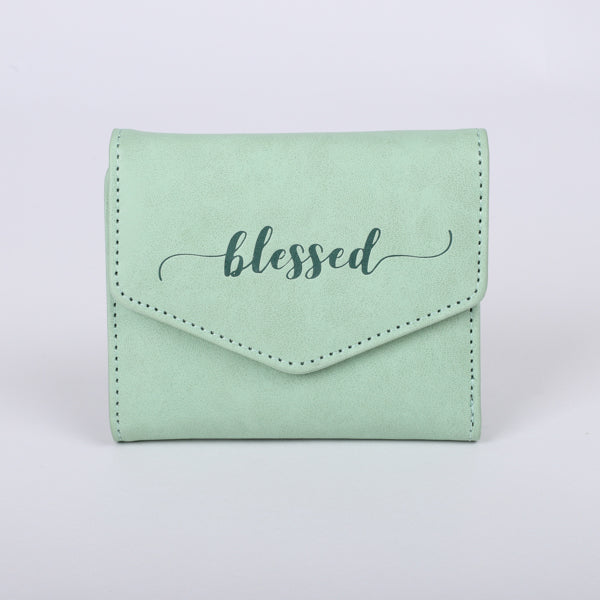 WALLET PU WOMEN'S BLESSED GREEN