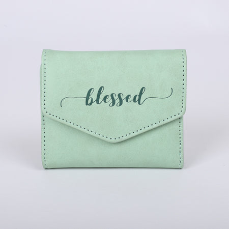 WALLET PU WOMEN'S BLESSED GREEN