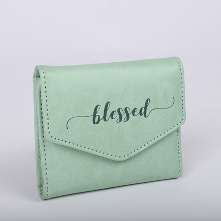 WALLET PU WOMEN'S BLESSED GREEN