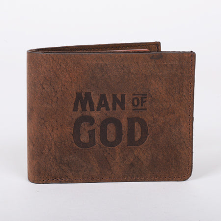 WALLET LEATHER MEN'S MAN OF GOD