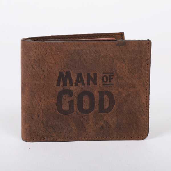 WALLET LEATHER MEN'S MAN OF GOD
