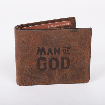 WALLET LEATHER MEN'S MAN OF GOD