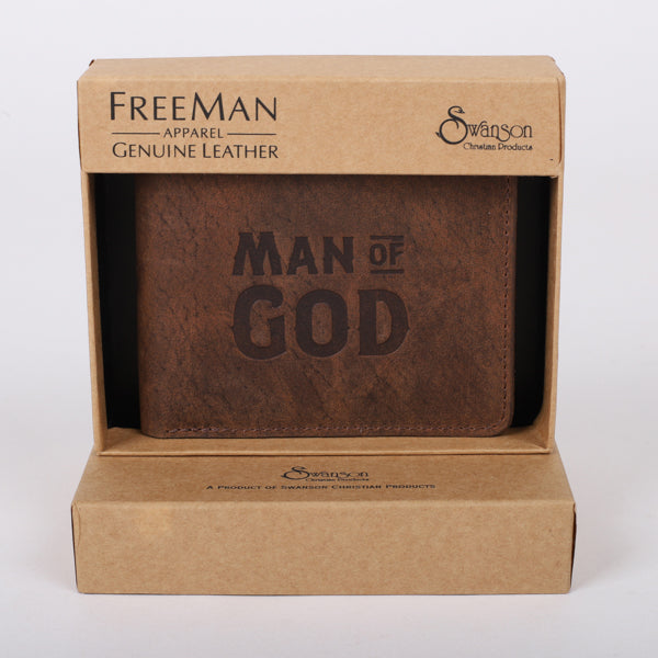 WALLET LEATHER MEN'S MAN OF GOD