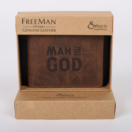 WALLET LEATHER MEN'S MAN OF GOD
