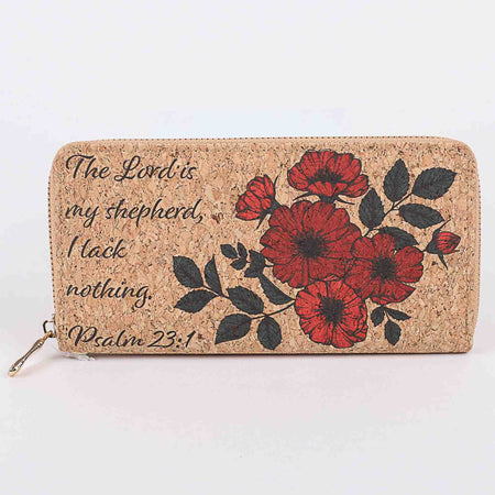 WALLET CORK PSALM 23:1