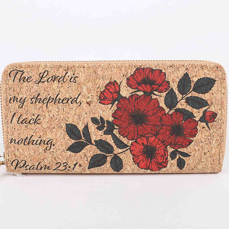 WALLET CORK PSALM 23:1