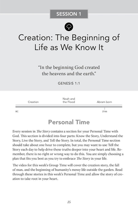 The Story Bible Study Guide plus Streaming Video, Updated Edition: Getting to the Heart of God's Story, product view 5