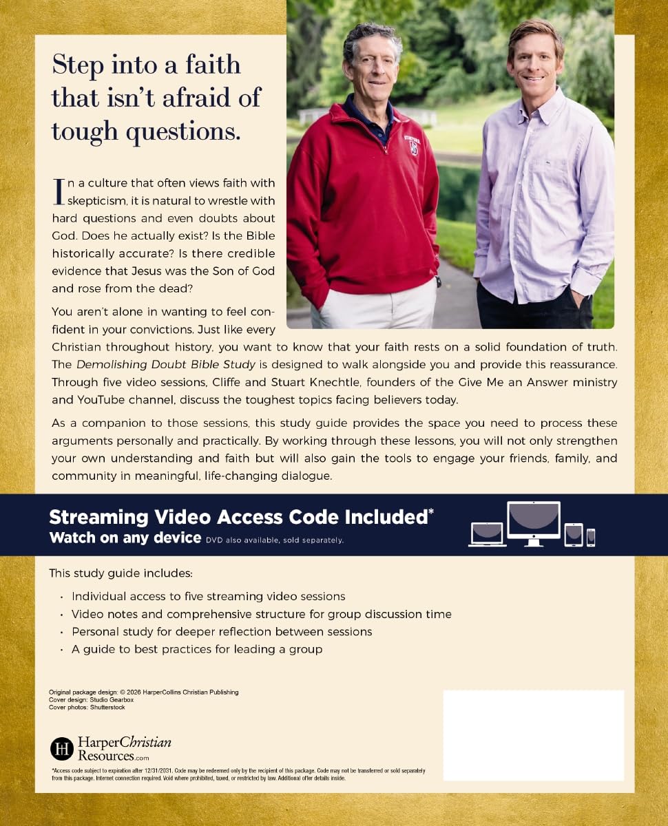 Demolishing Doubt Bible Study Guide plus Streaming Video: Discover How Your Deepest Questions Can Lead to, product view 7