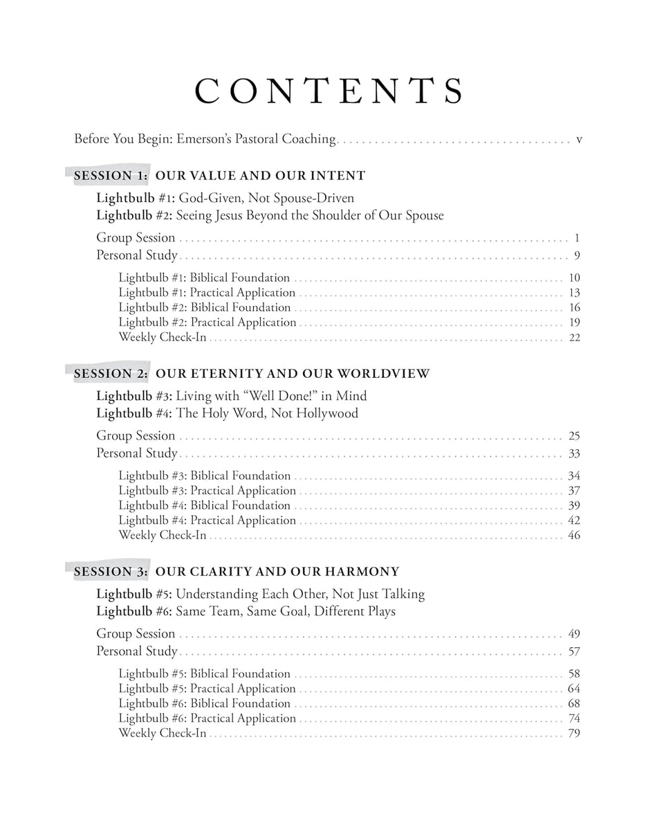 Lightbulb Moments in Marriage Bible Study Guide plus Streaming Video: 12 Biblical Perspectives for, product view 2