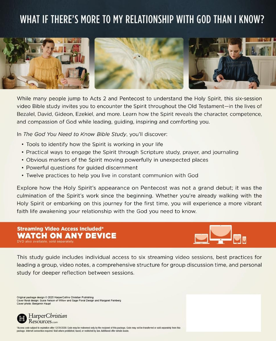 The God You Need to Know Study Guide plus Streaming Video: 12 Practices to Awaken Your Relationship with the, product view 2