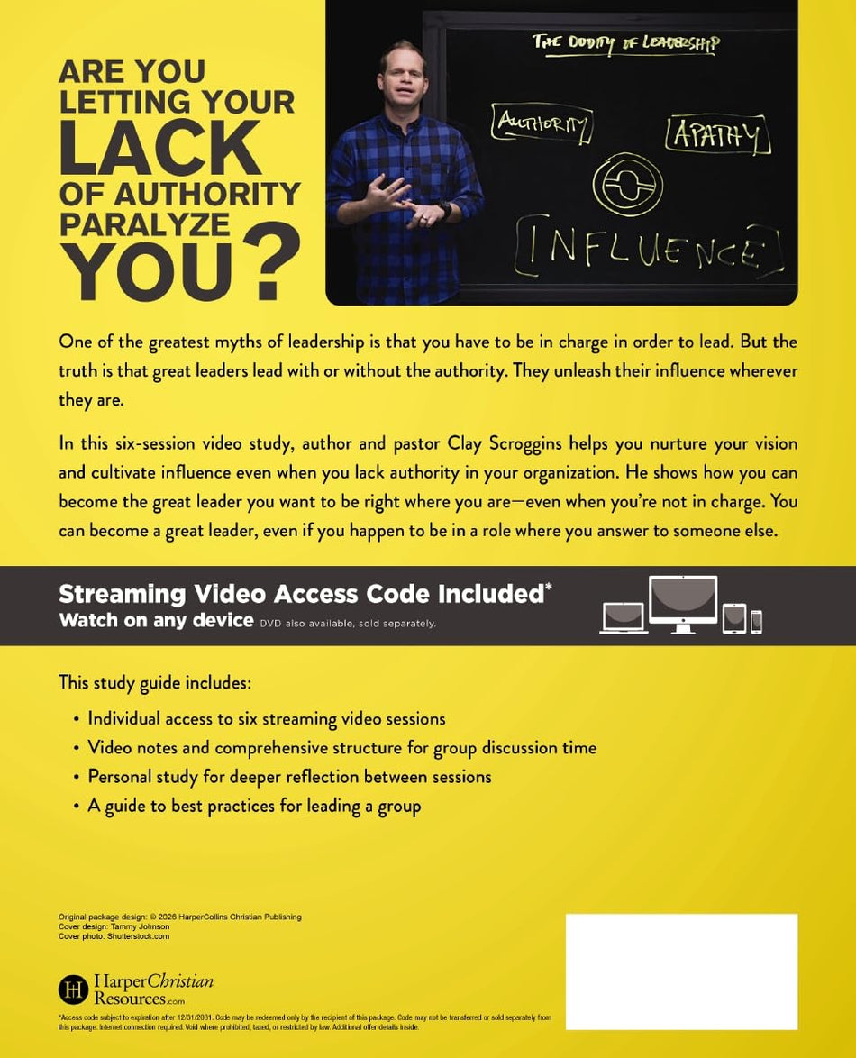How to Lead When You're Not in Charge Bible Study Guide plus Streaming Video, Updated Edition: Leveraging, product view 2